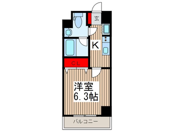 SS.Advance西川口(801)の物件間取画像